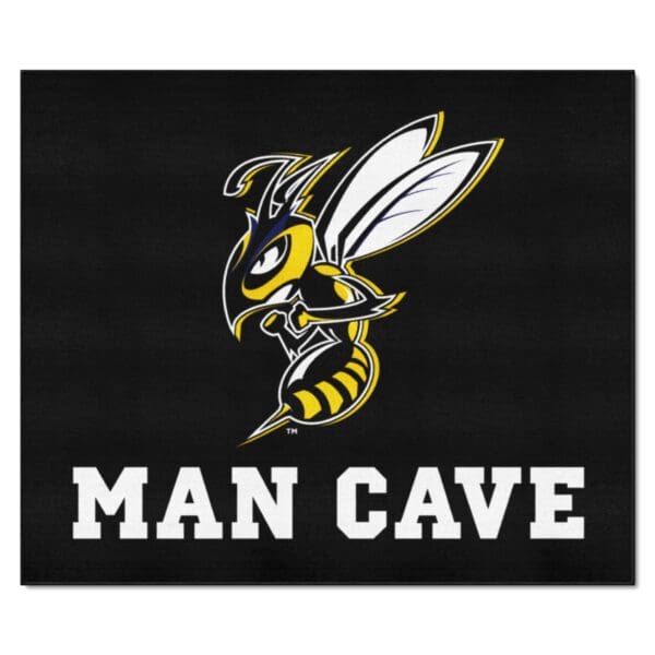Montana State Billings Yellow Jackets Man Cave Tailgater Rug 5ft. x 6ft 1 scaled