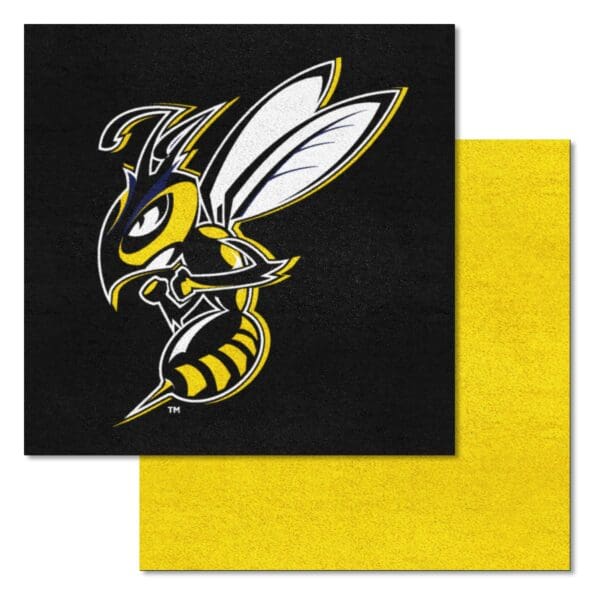 Montana State Billings Yellow Jackets Team Carpet Tiles 45 Sq Ft 1 scaled