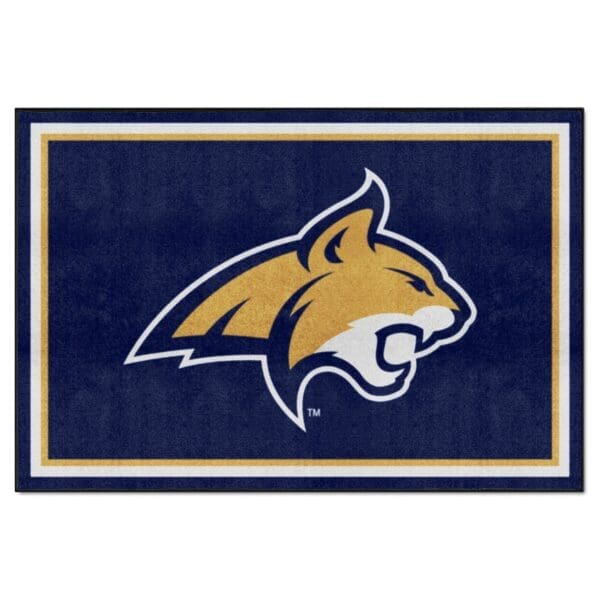 Montana State Grizzlies 5ft. x 8 ft. Plush Area Rug 1 scaled