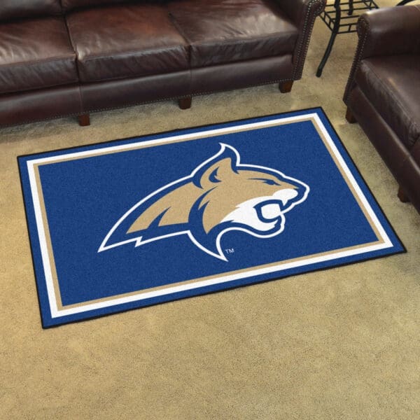 Montana State Grizzlies 5ft. x 8 ft. Plush Area Rug