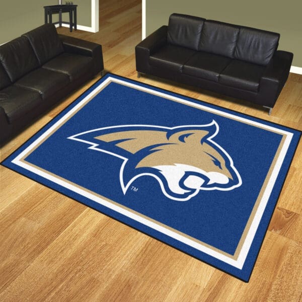 Montana State Grizzlies 8ft. x 10 ft. Plush Area Rug