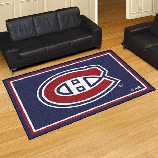 Montreal Canadiens 5ft. x 8 ft. Plush Area Rug-10411