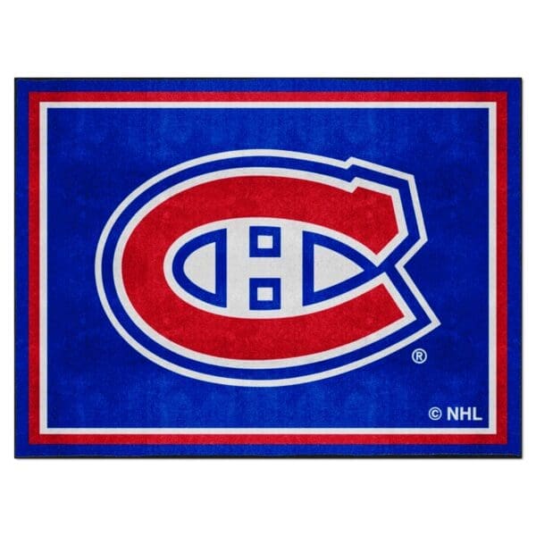 Montreal Canadiens 8ft. x 10 ft. Plush Area Rug 17517 1 scaled
