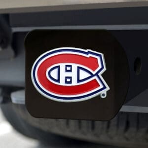 Montreal Canadiens Black Metal Hitch Cover - 3D Color Emblem-22778