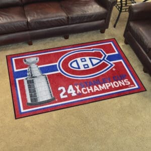 Montreal Canadiens Dynasty 4ft. x 6ft. Plush Area Rug-34323