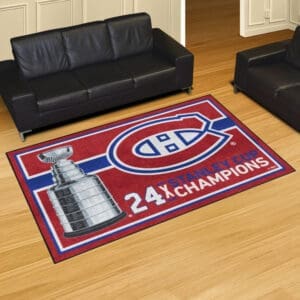 Montreal Canadiens Dynasty 5ft. x 8ft. Plush Area Rug-34324