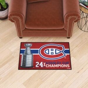 Montreal Canadiens Dynasty Starter Mat Accent Rug - 19in. x 30in.-34292