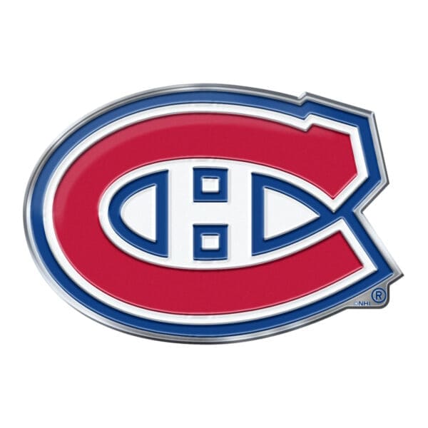 Montreal Canadiens Heavy Duty Aluminum Embossed Color Emblem 60491 1
