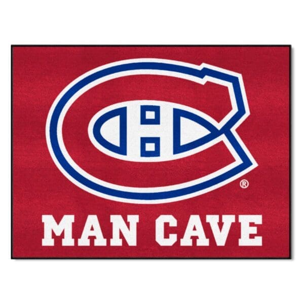 Montreal Canadiens Man Cave All Star Rug 34 in. x 42.5 in. 14445 1 scaled