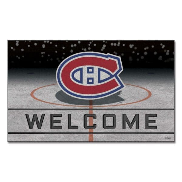 Montreal Canadiens Rubber Door Mat 18in. x 30in. 21276 1 scaled