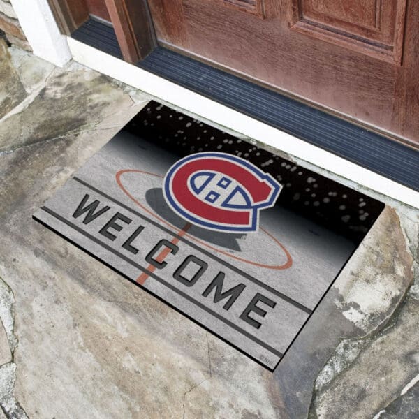 Montreal Canadiens Rubber Door Mat - 18in. x 30in.-21276