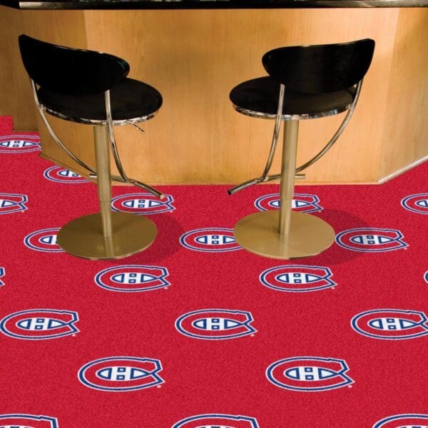 Montreal Canadiens Team Carpet Tiles - 45 Sq Ft.-10703