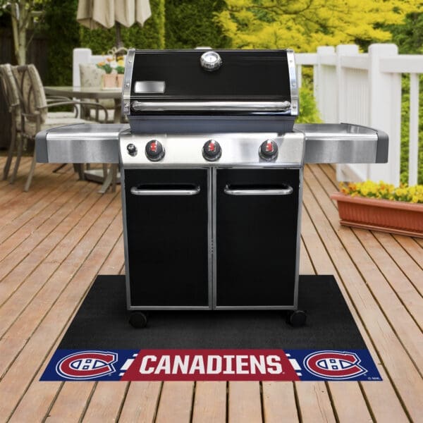 Montreal Canadiens Vinyl Grill Mat - 26in. x 42in.-14239