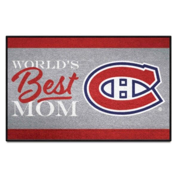 Montreal Canadiens Worlds Best Mom Starter Mat Accent Rug 19in. x 30in. 34152 1 scaled