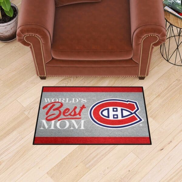 Montreal Canadiens World's Best Mom Starter Mat Accent Rug - 19in. x 30in.-34152