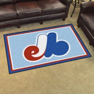 Montreal Expos 4ft. x 6ft. Plush Area Rug