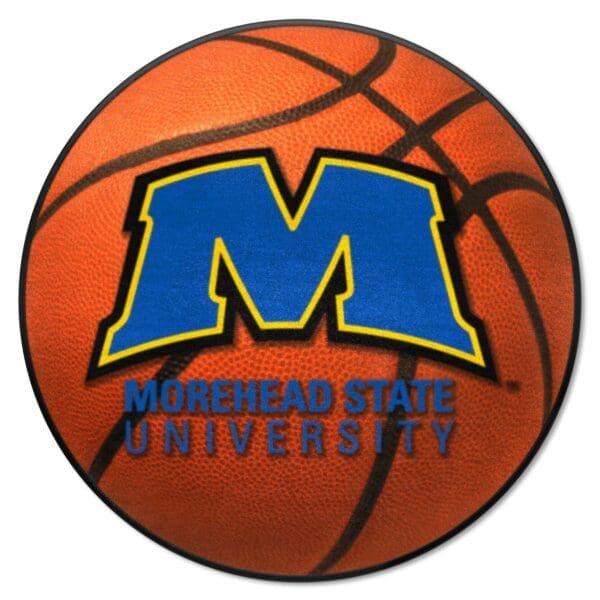 Morehead State Eagles Basketball Rug 27in. Diameter 1 1 scaled