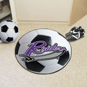 Mount Union Raiders Soccer Ball Rug - 27in. Diameter