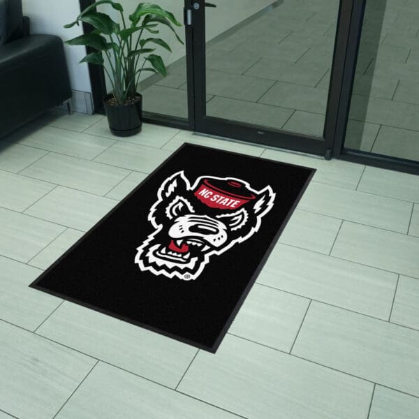 NC State 3X5 High-Traffic Mat with Durable Rubber Backing - Portrait Orientation