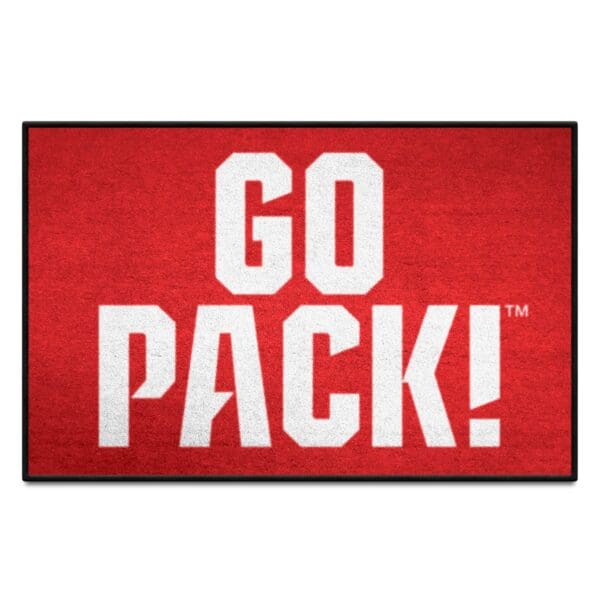 NC State Starter Mat Accent Rug 19in. x 30in. Slogan Design 1 scaled