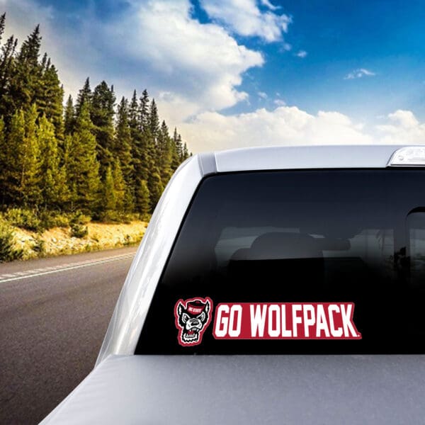 NC State Wolfpack 2 Piece Team Slogan Decal Sticker Set