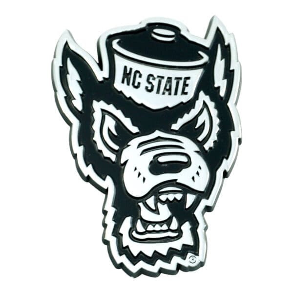 NC State Wolfpack 3D Chrome Metal Emblem 1