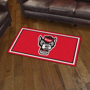 NC State Wolfpack 3ft. x 5ft. Plush Area Rug