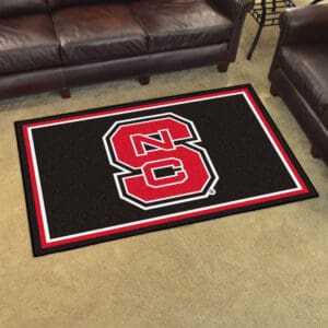 NC State Wolfpack 4ft. x 6ft. Plush Area Rug
