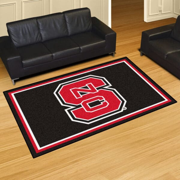 NC State Wolfpack 5ft. x 8 ft. Plush Area Rug