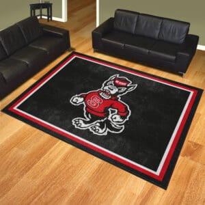 NC State Wolfpack 8ft. x 10 ft. Plush Area Rug