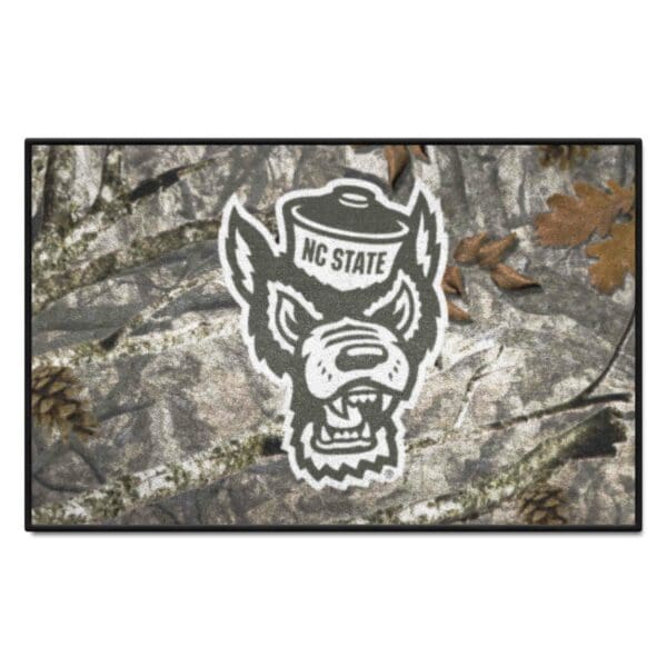 NC State Wolfpack Camo Starter Mat Accent Rug 19in. x 30in 1 scaled