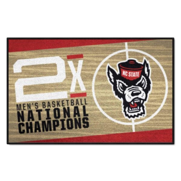 NC State Wolfpack Dynasty Starter Mat Accent Rug 19in. x 30in 1 scaled