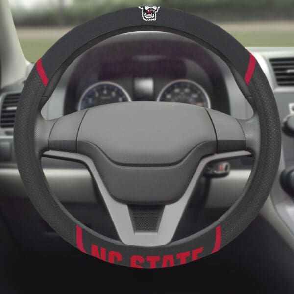 NC State Wolfpack Embroidered Steering Wheel Cover
