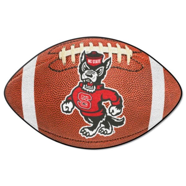 NC State Wolfpack Football Rug 20.5in. x 32.5in 1 scaled