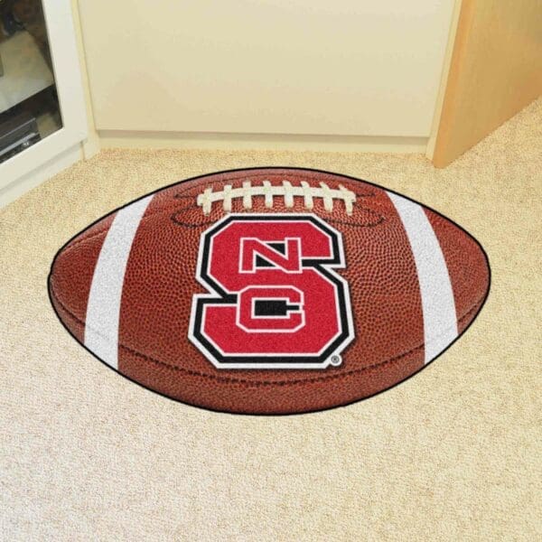 NC State Wolfpack Football Rug - 20.5in. x 32.5in.