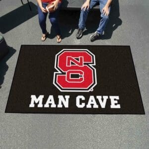 NC State Wolfpack Man Cave Ulti-Mat Rug - 5ft. x 8ft.