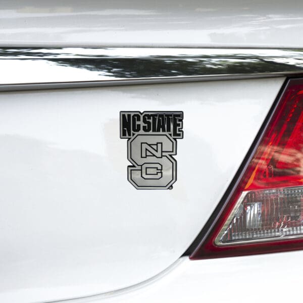 NC State Wolfpack Molded Chrome Plastic Emblem