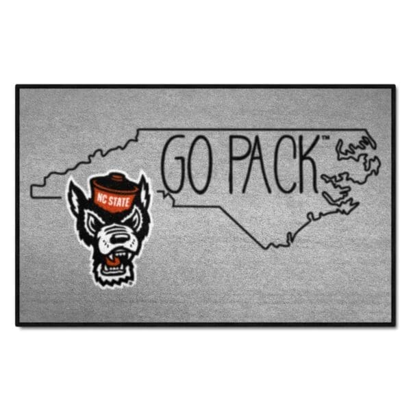 NC State Wolfpack Southern Style Starter Mat Accent Rug 19in. x 30in 1 scaled