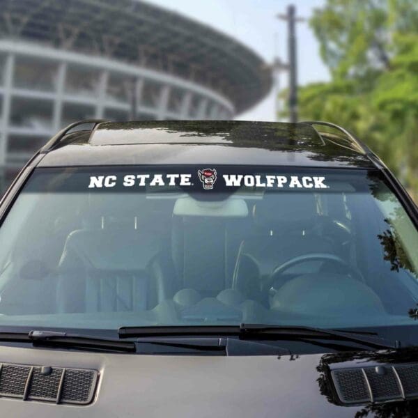 NC State Wolfpack Sun Stripe Windshield Decal 3.25 in. x 34 in.