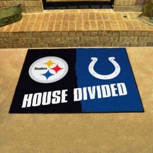 NFL House Divided - Steelers / Colts House Divided Rug - 34 in. x 42.5 in.