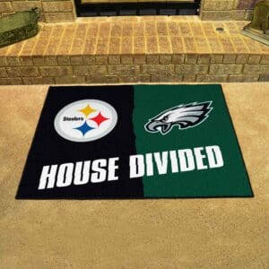 NFL House Divided - Steelers / Eagles House Divided Rug - 34 in. x 42.5 in.
