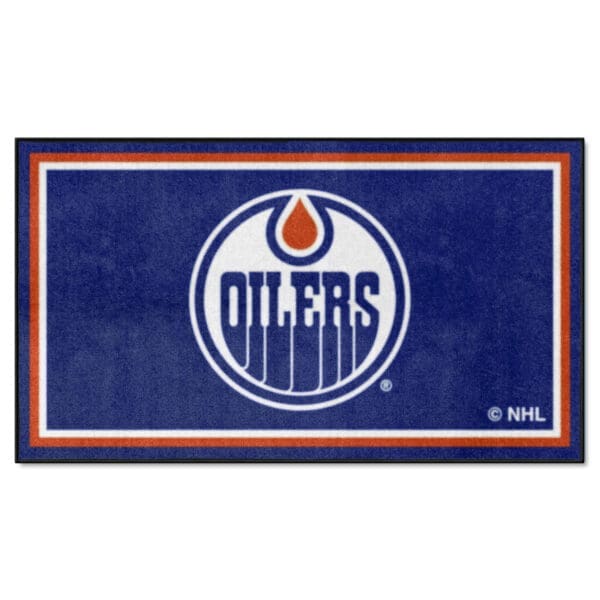 NHL Edmonton Oilers 3ft. x 5ft. Plush Area Rug 19904 1 scaled