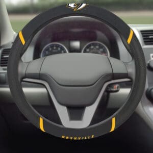 Nashville Predators Embroidered Steering Wheel Cover-25717
