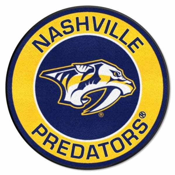Nashville Predators Roundel Rug 27in. Diameter 18877 1 scaled