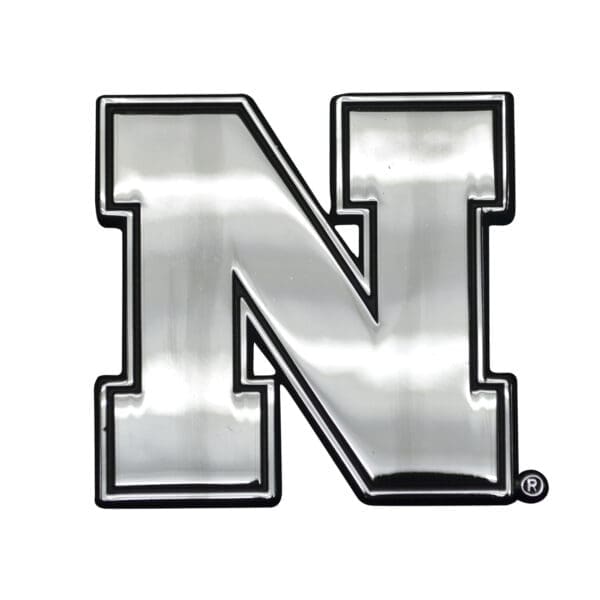 Nebraska Cornhuskers 3D Chrome Metal Emblem 1