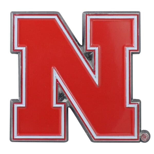 Nebraska Cornhuskers 3D Color Metal Emblem 1