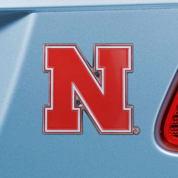 Nebraska Cornhuskers 3D Color Metal Emblem