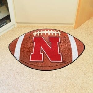 Nebraska Cornhuskers Football Rug - 20.5in. x 32.5in.