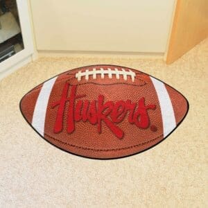 Nebraska Cornhuskers Football Rug - 20.5in. x 32.5in.