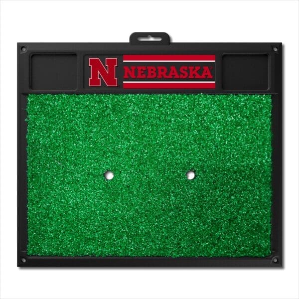 Nebraska Cornhuskers Golf Hitting Mat 1 scaled